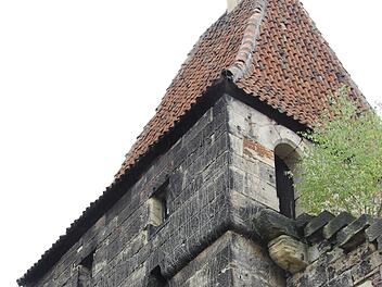 Der Storchenturm in Kronach braucht dringend eine neue Eindeckung.Foto: Marco Meißner