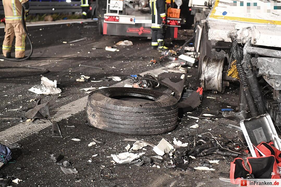 Schwerer Unfall auf A70 bei Bamberg