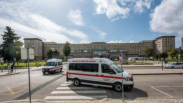 Ein Krankenwagen in Portugal