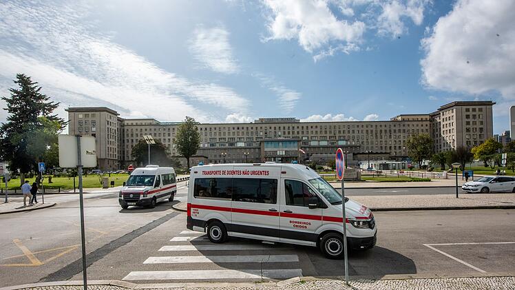 Ein Krankenwagen in Portugal