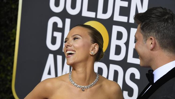 Golden Globes - Johansson + Jost