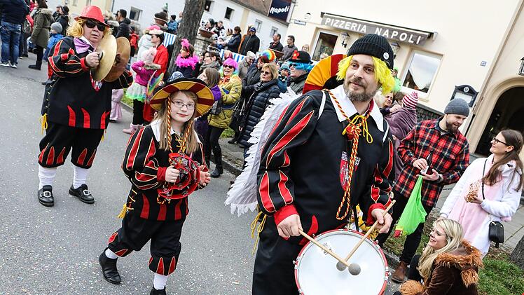 Faschingsumzug in der Bamberger Gartenstadt Foto: Barbara Herbst