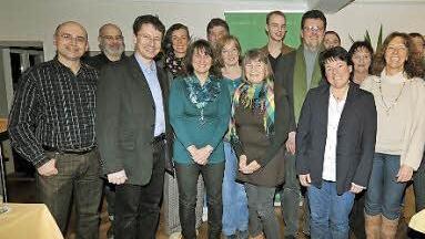 Gemeinderatskandidaten von Bündnis 90/Die Grünen Fotos: Roland Meister