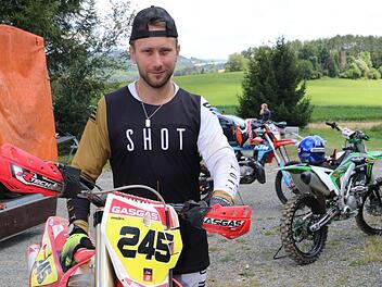 Der Kronacher Benjamin Meusel startet, wenn dies möglich ist, im September bei der Deutschen Enduro-Meisterschaft. Rainer Glissnik