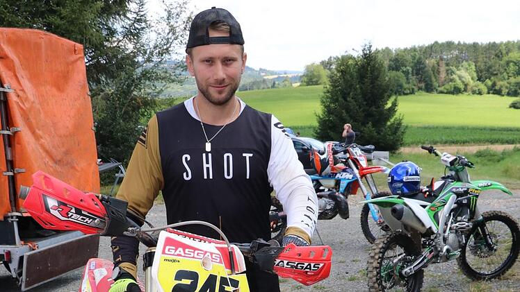 Der Kronacher Benjamin Meusel startet, wenn dies möglich ist, im September bei der Deutschen Enduro-Meisterschaft. Rainer Glissnik