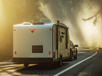 Camping, Wohnwagen, Campingplatz