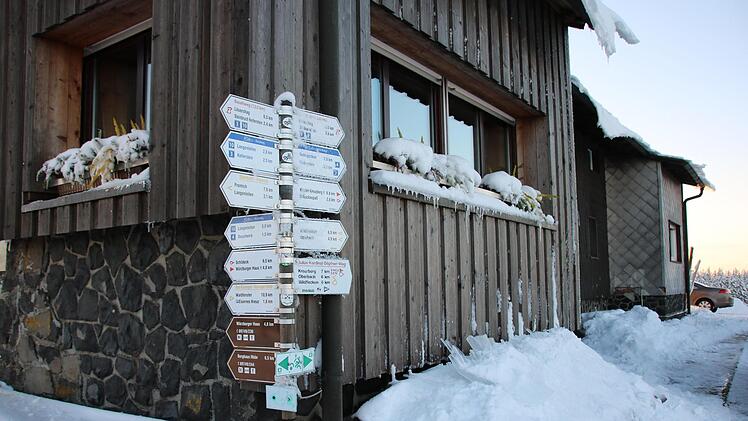Idyllisch liegt die  Kissinger Hütte auf dem Feuerberg. Foto: Ralf Ruppert