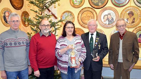 Die Preistr&auml;ger der Sch&uuml;tzengesellschaft beim Stroh- und Abschie&szlig;en 2019 Foto: Thomas Michell