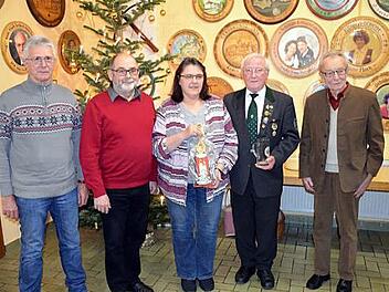 Die Preistr&auml;ger der Sch&uuml;tzengesellschaft beim Stroh- und Abschie&szlig;en 2019 Foto: Thomas Michell