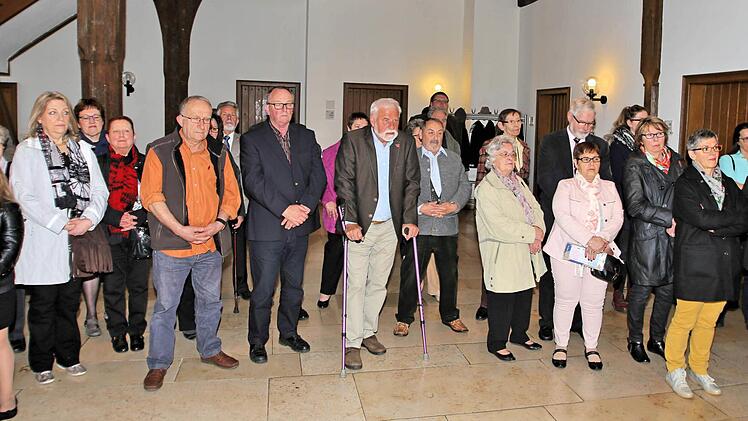 Empfang im Rathaus. Foto: Dieter Britz