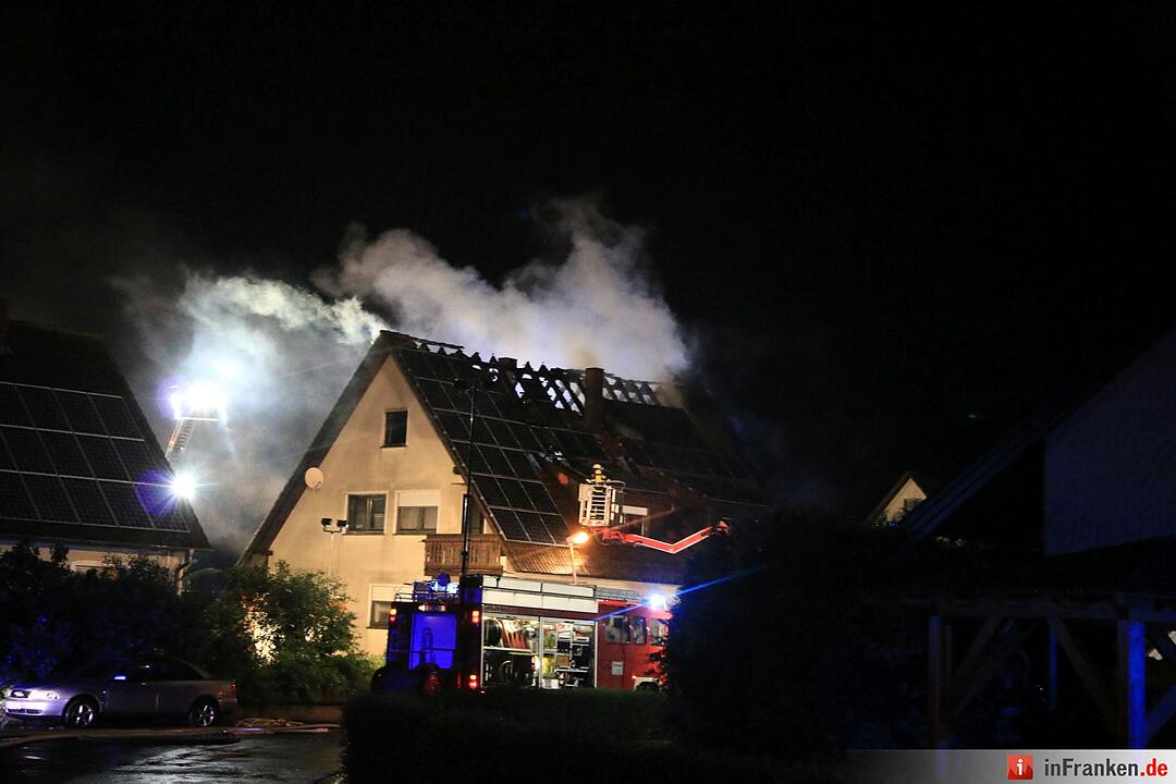 Blitzeinschlag in Gernach