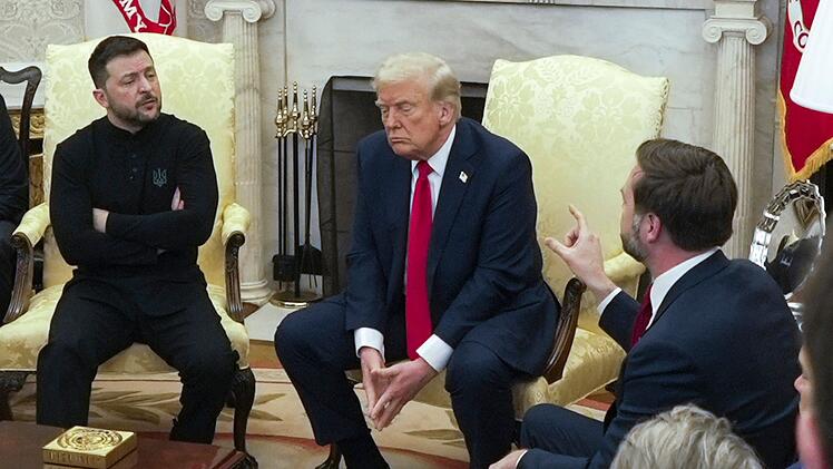 Selenskyj und Trump im Oval Office