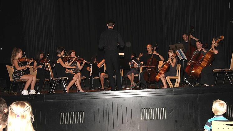 Das Projekt-Streicherensemble  Foto: Richard Sänger