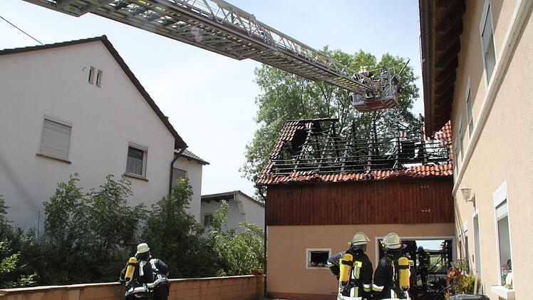 Großbrand in Hutschdorf Foto: Andreas Schmitt