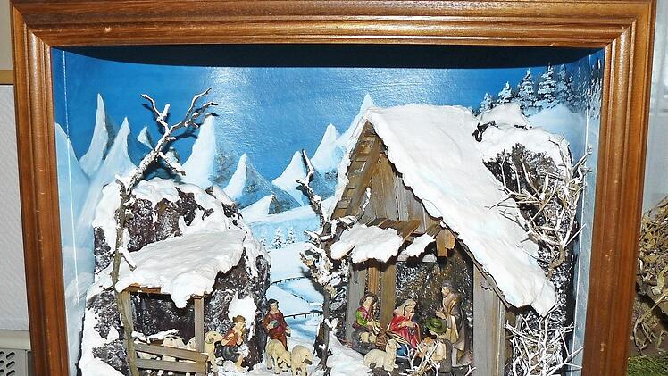 Kastenkrippe (Familie Stumpf, Wallenfels)  Fotos: Klaus-Peter Wulf