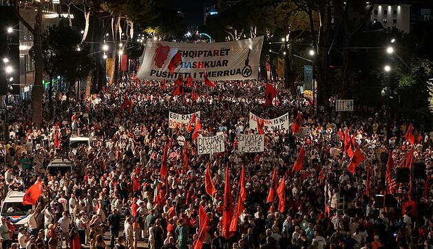 Proteste in Albanien