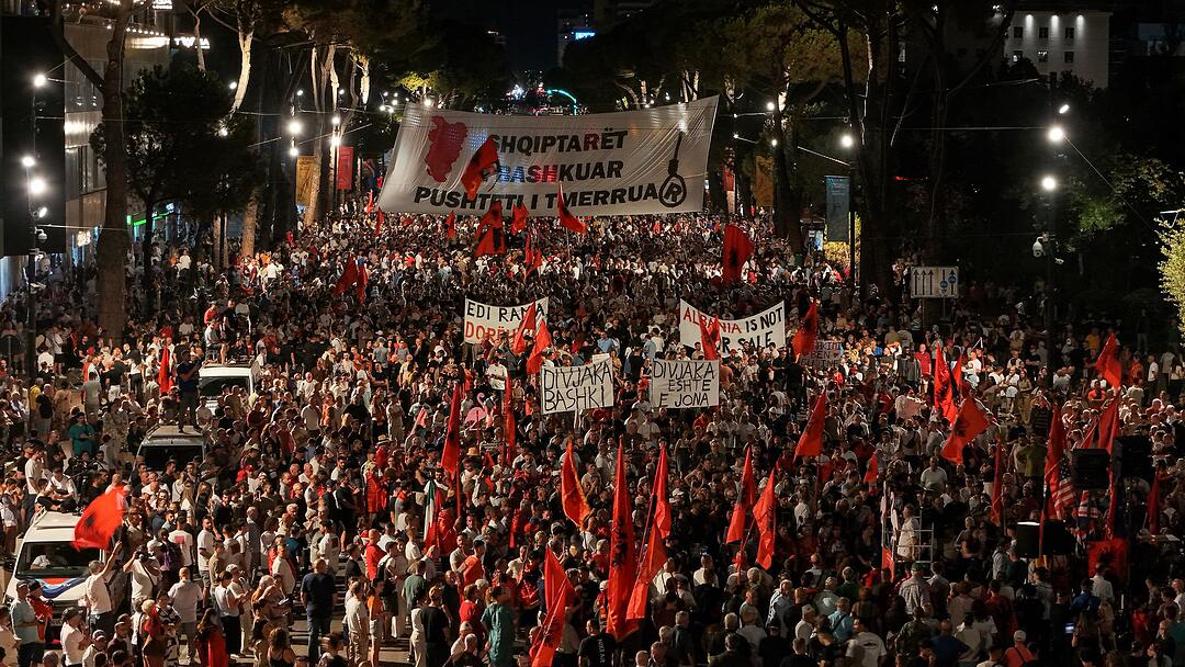 Proteste in Albanien
