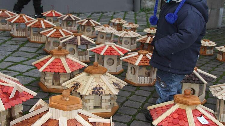 Anton Schmitt wunderte sich über die vielen bunten Vogelhäuser.