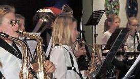 Das Nachwuchsorchester gefiel mit seinen Darbietungen.  Fotos: heki