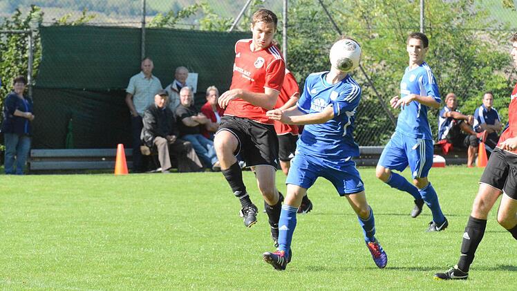 Ball ersetzt Kopf: Schnappschuss in Fuchsstadt. Foto: ssp
