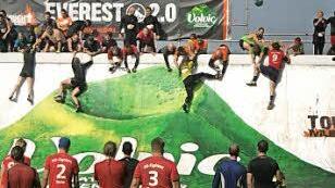 Unter anderem den "Mount Everest" galt es zu &uuml;berwinden