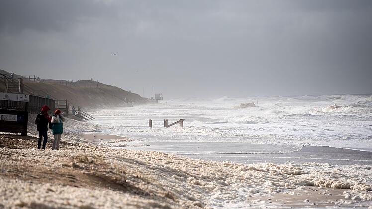 Sturmflut an der Nordsee - Insel Sylt
