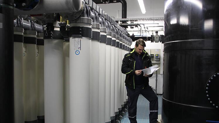 Die Ultrafiltrationsanlage ist neu, sie wurde im Jahr 2008 angeschafft. Foto: Ulrike Müller
