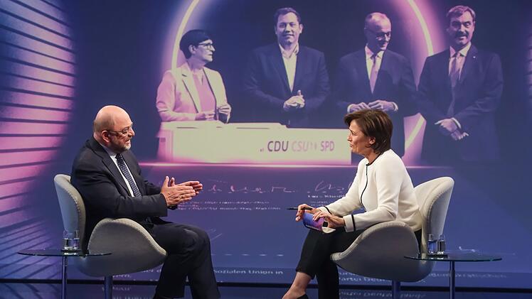 Das Scheitern des ersten Wahlgangs habe er als "dramatisch" empfunden, sagt der ehemalige SPD-Kanzlerkandidat Martin Schulz bei Sandra Maischberger.