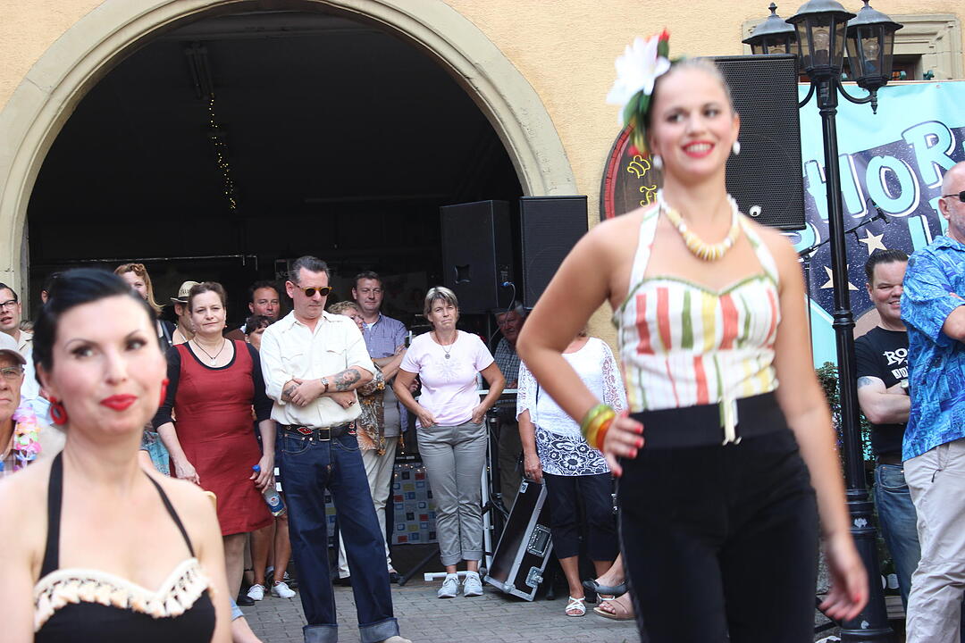 Modenschau im Freihof