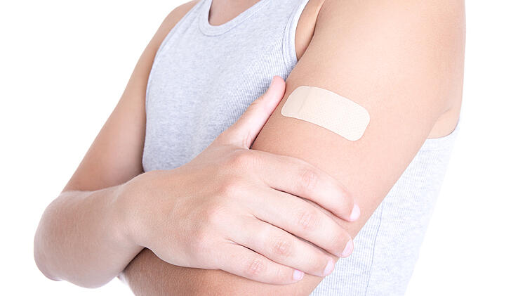 Pflaster, Verletzung, Pflaster am Arm