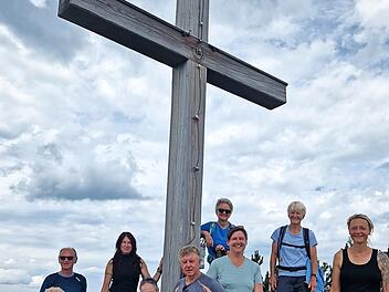Die Kissinger Sektion im Deutschen Alpenverein war zum Bergwandern im Allgäu.