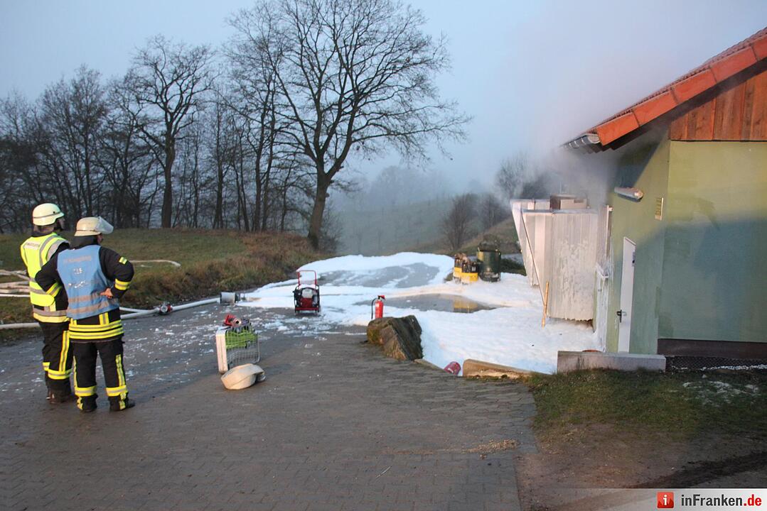 Biogasanlage brennt im Kreis Haßberge: 17 Häuser nun ohne Heizung