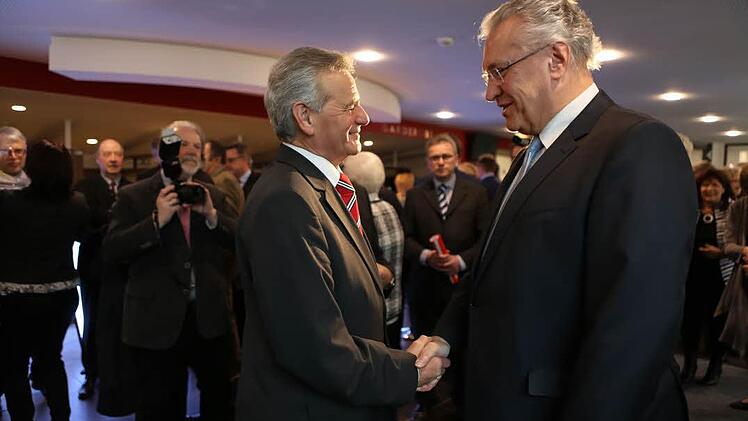 Bei der Verabschiedung von Landrat Oswald Marr. Foto: Barbara Herbst