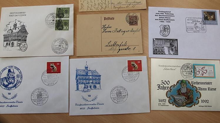Staffelsteiner Poststempel zu Adam-Riese-GedenktagenMatthias Einwag