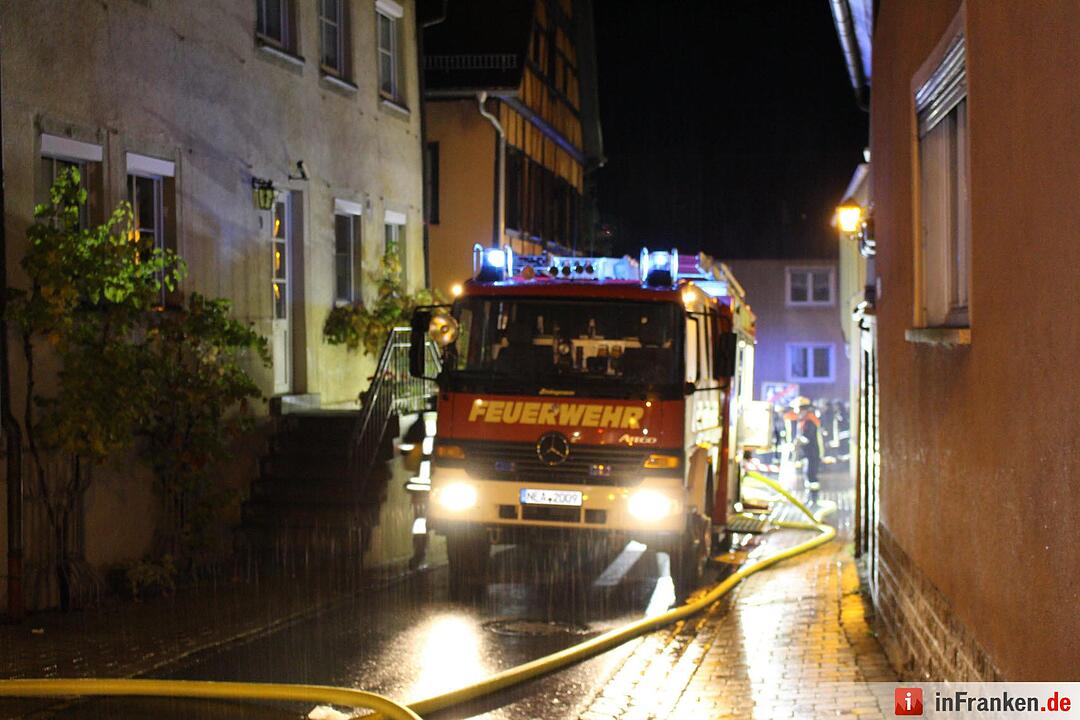 Hoher Schaden bei Brand in Bad Windsheim
