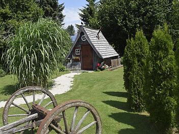 Der Garten als Ort der Ruhe und Ausgeglichenheit, zu sehen in Morschreuth Foto: Peter Distler