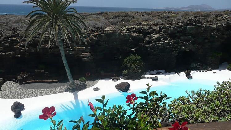 Faszinierende Landschaft an der Höhle "Jameos del Aqua". Foto: Günther Geiling