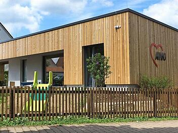 Das Kinderhaus mit dem Erweiterungsbau ist ein echtes Schmuckstück geworden. Foto: Johannes Michel