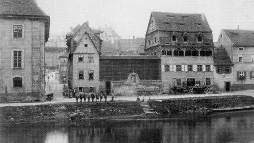 Eine historische Aufnahme vom Leinritt aus dem Jahr 1880.  Foto: Bürgerverein 4. Distrikt
