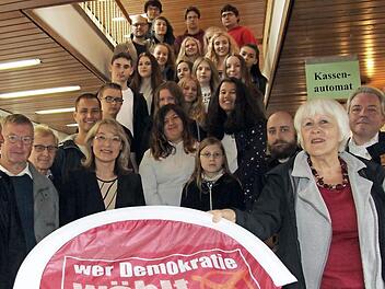 Die Kampagne wird nicht nur von Politikern, sondern auch von Schülern unterstützt. Foto: Richard Sänger