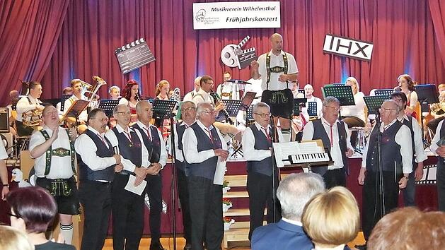 Der Musikverein Wilhelmsthal bediente sich fürs Frühjahrskonzert an Hollywood-Melodien. Foto: Heike Schülein