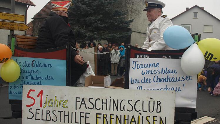 Impressionen vom Faschingszug in Ebenhausen 2016 Foto: Stefan Geiger