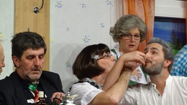 Blick in die "Männer"-Aufführung Norbert Neugebauer