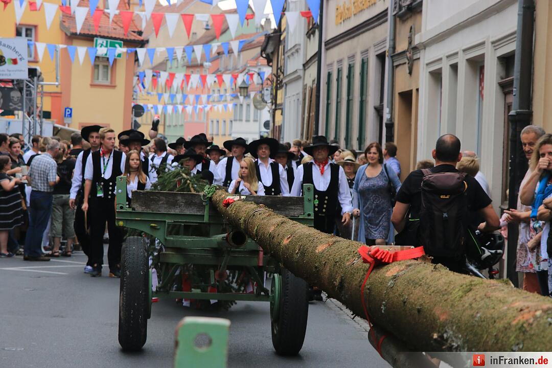 Sandkerwa 2015 - Kerwasbaum-Aufstellen