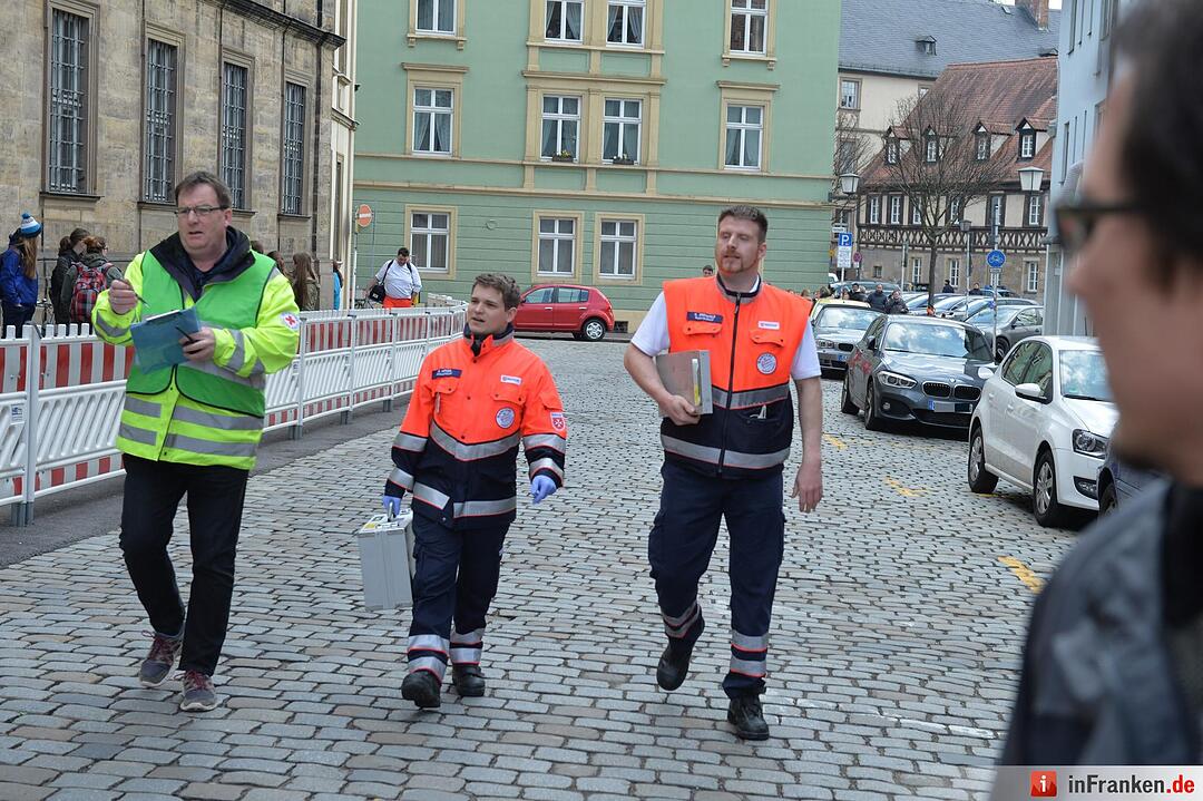 Großeinsatz an Maria-Ward-Schule Bamberg