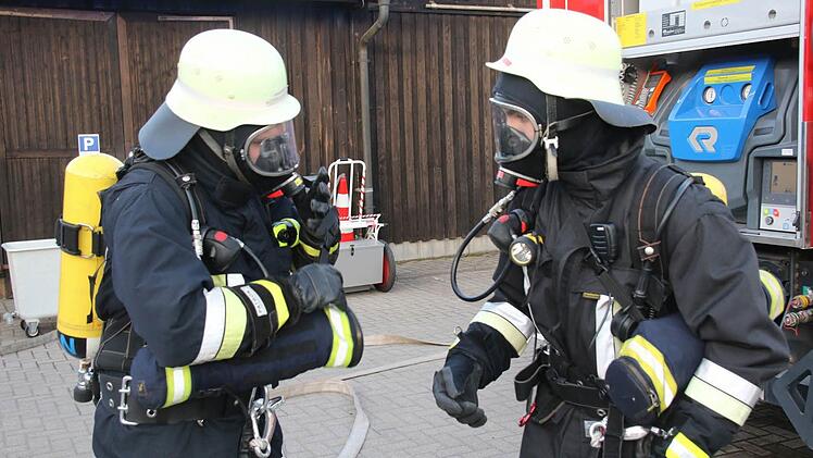 Ausbildung der Atemschutzgeräteträger Foto: Michael Stelzner