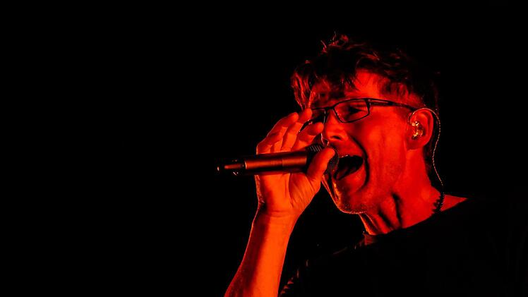 a-ha-Sänger Morten Harket beim Konzert in Coburg.Foto: Matthias Hoch