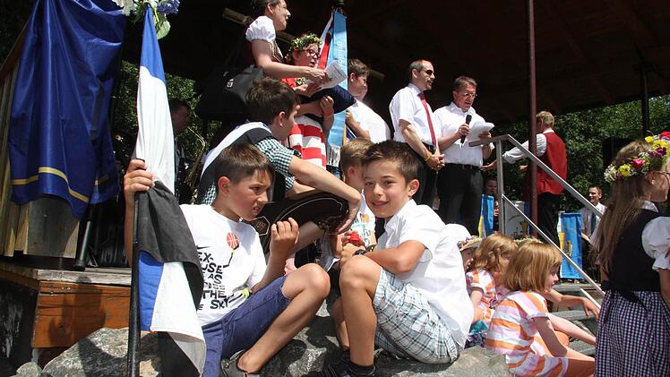 Das Frankenlied - und alle mitsingen. Foto: Sonja Adam