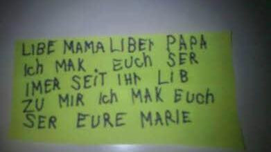 "...das drückt doch die wahre Liebe aus...eine Liebesbotschaft unserer 7-jährigen Tochter Marie...wir waren total gerührt!!!!" Foto: Alexandra Fischer aus Schlüsselfeld
