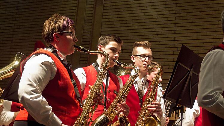 Impressionen vom Konzert des Jugendorchesters und des Musikvereins Rödental in der Franz-Goebel-Halle.Foto: Jochen Berger